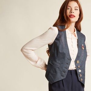 Moxie Medley Button-Up Vest